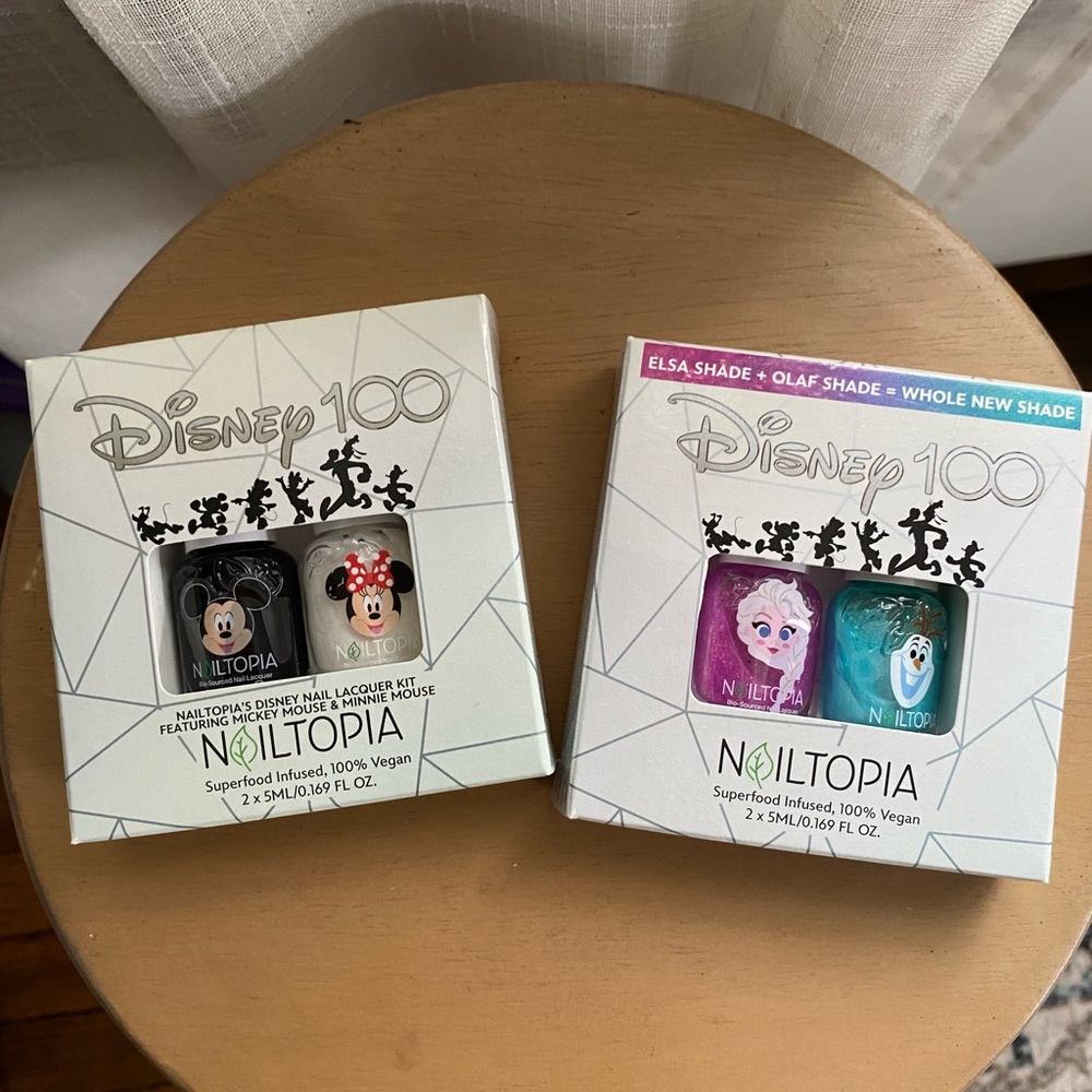 Disney Nailtopia Lacquer Set with Mickey and Elsa